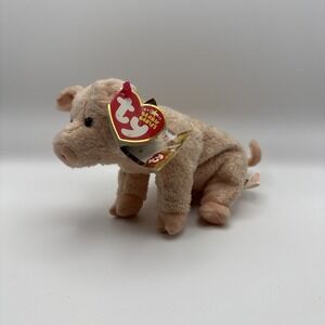 Vintage Y2K Ty Beanie Baby WILBUR the Pig Charlotte's Web Movie Promo With Tags
